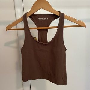 3 Abercrombie stretchy ribbed tanks in XS